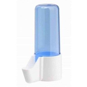 Abreuvoir plastique bleu petites et grandes perruches